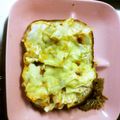 kannnyaman's cooksnap of when they made ピリ辛☆コチュマヨキャベツのトースト☆.