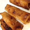 鈴☆春's cooksnap of when they made 春巻きパリパリウインナー.