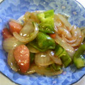 のじまさん's cooksnap of when they made ピーマンと玉ねぎの★焼肉のたれ炒め★.