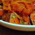 カルチョーフィ's cooksnap of when they made 薄切り牛肉の野菜巻きのトマト煮.