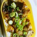 ははりんちょ's cooksnap of when they made １０分で♫豚肉と茄子のカレー照り焼き丼.