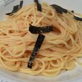 おじへい's cooksnap of when they made 旨っ！カルボナーラ風明太子スパゲッティー.
