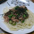 はるまきロール's cooksnap of when they made シーチキンとオクラの塩昆布和えそうめん.