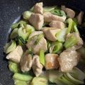 クックA830SI☆'s cooksnap of when they made 節約&簡単♡鶏胸肉とチンゲン菜の炒め物.