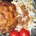ちゃちゅ2's cooksnap of when they made 冷しゃぶサラダ梅ポン酢ドレッシング✨.