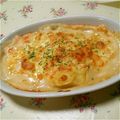 やっぽーん♪'s cooksnap of when they made 簡単〜ポテトとサーモンのグラタン♡.