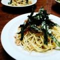 えいみーぬ's cooksnap of when they made 焼鮭の残りで☆マヨ醤油パスタ☆.