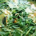 shyokoko's cooksnap of when they made 超簡単！菜っ葉とパンプキンのみるくスープ.