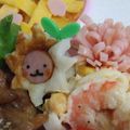 ＊まめゴマ＊'s cooksnap of when they made ちくわdeライオンちゃんとライオンくん♡.