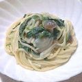 RoomA's cooksnap of when they made キノコとほうれん草のクリームパスタ.