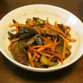 micthanks's cooksnap of when they made 茄子とニンジンの和風炒め.