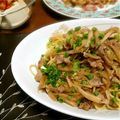 COOK生徒's cooksnap of when they made 塩豚とごぼうで秋パスタ.