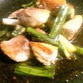 arashianko's cooksnap of when they made 豚肉の黒酢炒め.