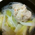 さ、福也's cooksnap of when they made 圧力鍋で時短♪白菜と肉団子と春雨のスープ.