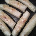 哲ドラ's cooksnap of when they made 生春巻きの皮で棒餃子☆うまい☆モチモチ☆.