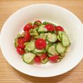 すかいらいんくーぺ's cooksnap of when they made キュウリ&トマト&枝豆の塩麹サラダ.