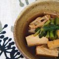 IB6UB9's cooksnap of when they made 油菜と凍り豆腐の炊いたん.