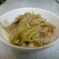 miyokok's cooksnap of when they made 豚とみょうがの炒め物.