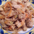 ゆぅぷん's cooksnap of when they made 茸と新玉ねぎと鶏胸肉のオイマヨ炒め.