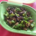 はっぴー♪'s cooksnap of when they made 茄子とピーマンのソース胡麻和え.