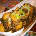 秘伝のタレ's cooksnap of when they made ひき肉とさといもの煮物♪.