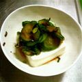 さかちゃーはん's cooksnap of when they made きゅうりと塩昆布の冷奴.