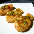いこたん's cooksnap of when they made 鮭＆梅もモミモミ♪ねぎ味噌五平餅の巻.