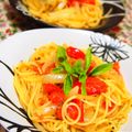 SheepBoy's cooksnap of when they made トマトバジルのアンチョビパスタ.