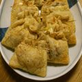 イッパイアッテナア's cooksnap of when they made 絶妙な組み合わせ!!『チーズ納豆巾着』.
