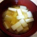 COCO&Mo-'s cooksnap of when they made 2つの食感♪はんぺんと豆腐のみそ汁.