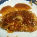 ゅた_さゅ's cooksnap of when they made カツレツ風!薄切り肉のチーズ挟みパン粉焼.