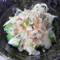 リエぷ☆'s cooksnap of when they made たまねぎとオクラの鰹節のせ.