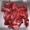 。かのこ。's cooksnap of when they made 砂肝　下処理　簡単　銀皮のむき方・取り方.