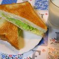 nekoland's cooksnap of when they made ホットサンドメーカーなしでホットサンド♬.