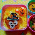 ベビミポ's cooksnap of when they made キャラ弁　ダッフィー（ハロウィン）.