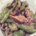 おやまおり's cooksnap of when they made 茄子＆ししとうのレンチンごま和え♪.