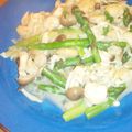 harutop's cooksnap of when they made アスパラキノコ沢山☆むきえびのバター炒め.