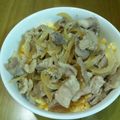 ｊ−ｊ−ｆ's cooksnap of when they made 節約　簡単豚丼！冷凍肉でもふっくら.