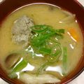 ゆみままさん's cooksnap of when they made 秋刀魚のつみれ汁.