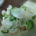 そめはる's cooksnap of when they made きゅうりと大根の塩ナムル☆.
