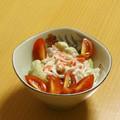 もんしゅしゅ's cooksnap of when they made 茄子とカニかまの昆布茶マヨネーズ和え.