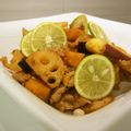 れな犬's cooksnap of when they made 柚子胡椒バター仕上げ☆鶏肉と根菜ソテー.