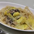 やまじちなゆ's cooksnap of when they made サバ缶とキャベツのペペロンチーノ☆.
