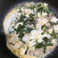 クックG6Q695☆'s cooksnap of when they made 簡単！ニラ豆腐丼.