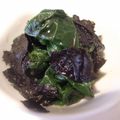 tomokoshiawase's cooksnap of when they made ほうれん草と海苔のおひたし.