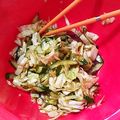 LeeJunho's cooksnap of when they made きゅうりとキャベツのナムル風サラダ.