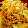 チョコアイスもなか's cooksnap of when they made ☆キャベツとひき肉のコクうま豚丼☆.
