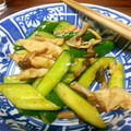 料理ベタなei's cooksnap of when they made ささみと胡瓜の塩炒め.