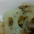 やま22's cooksnap of when they made 蓮根とひき肉の生姜焼き.