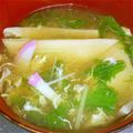 虎ファミリー's cooksnap of when they made ぺらぺら高野豆腐のとろりんスープ♪.